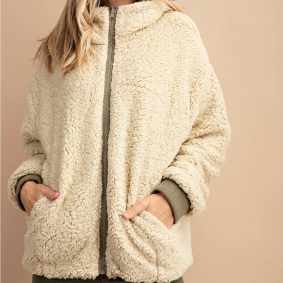 Jackets & Blazers - Last 1! NWT Reversible Teddy Bomber Jacket